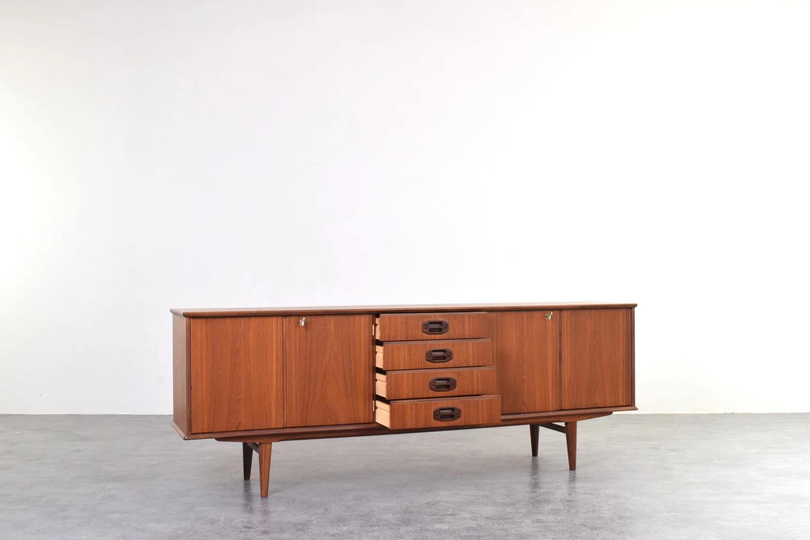 Scandinavian teak sideboard, Denmark, 1960s