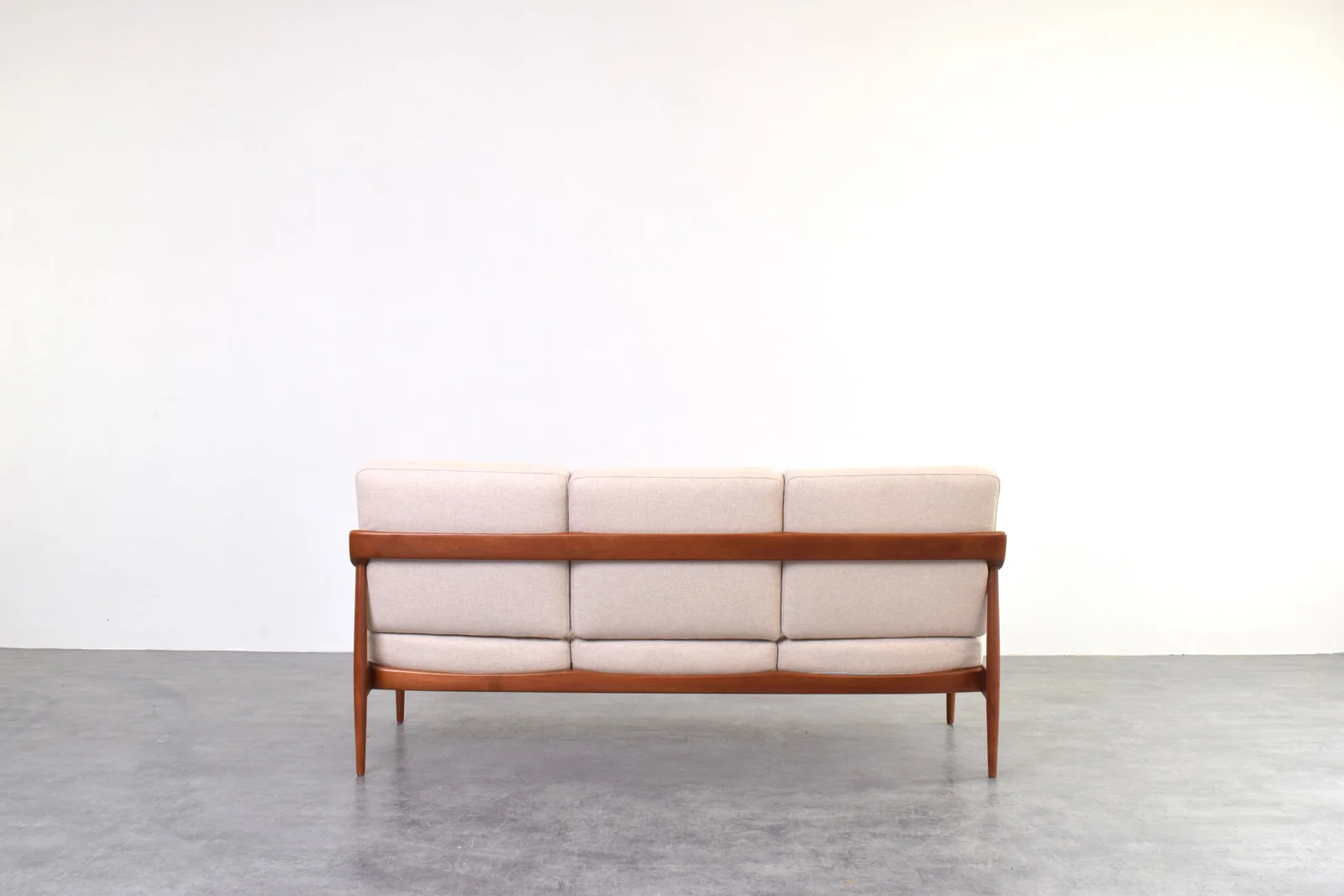 Vintage teak sofa, Knoll Antimott, Germany, 1960s