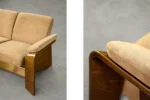 Vintage two-seater sofa, Stressless, Pegasus Low Back Loveseat, Ekornes, Norway