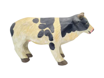 Large papier-mâché cow figurine, 1970s