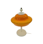 Space Age lamp with orange shade, 1970s