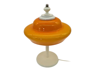 Space Age lamp with orange shade, 1970s