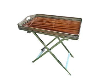 Foldable vintage side table, 1970s