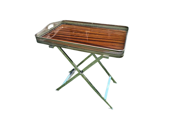 Foldable vintage side table, 1970s