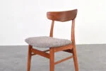 Set of 4 teak chairs by Farstrup, Denmark, 1960s