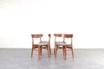 Set of 4 teak chairs by Farstrup, Denmark, 1960s