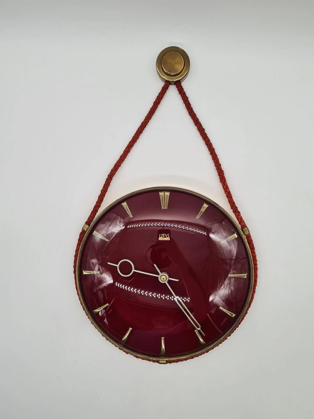Vintage wall clock, UPG Halle, Germany, 1960s/70s