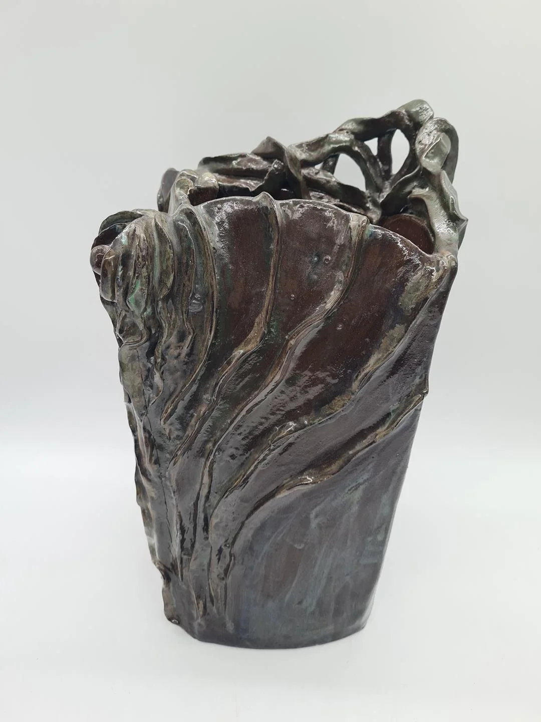 Sculptural ceramic vase, 1970s