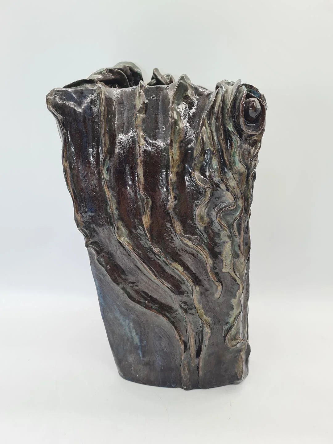 Sculptural ceramic vase, 1970s