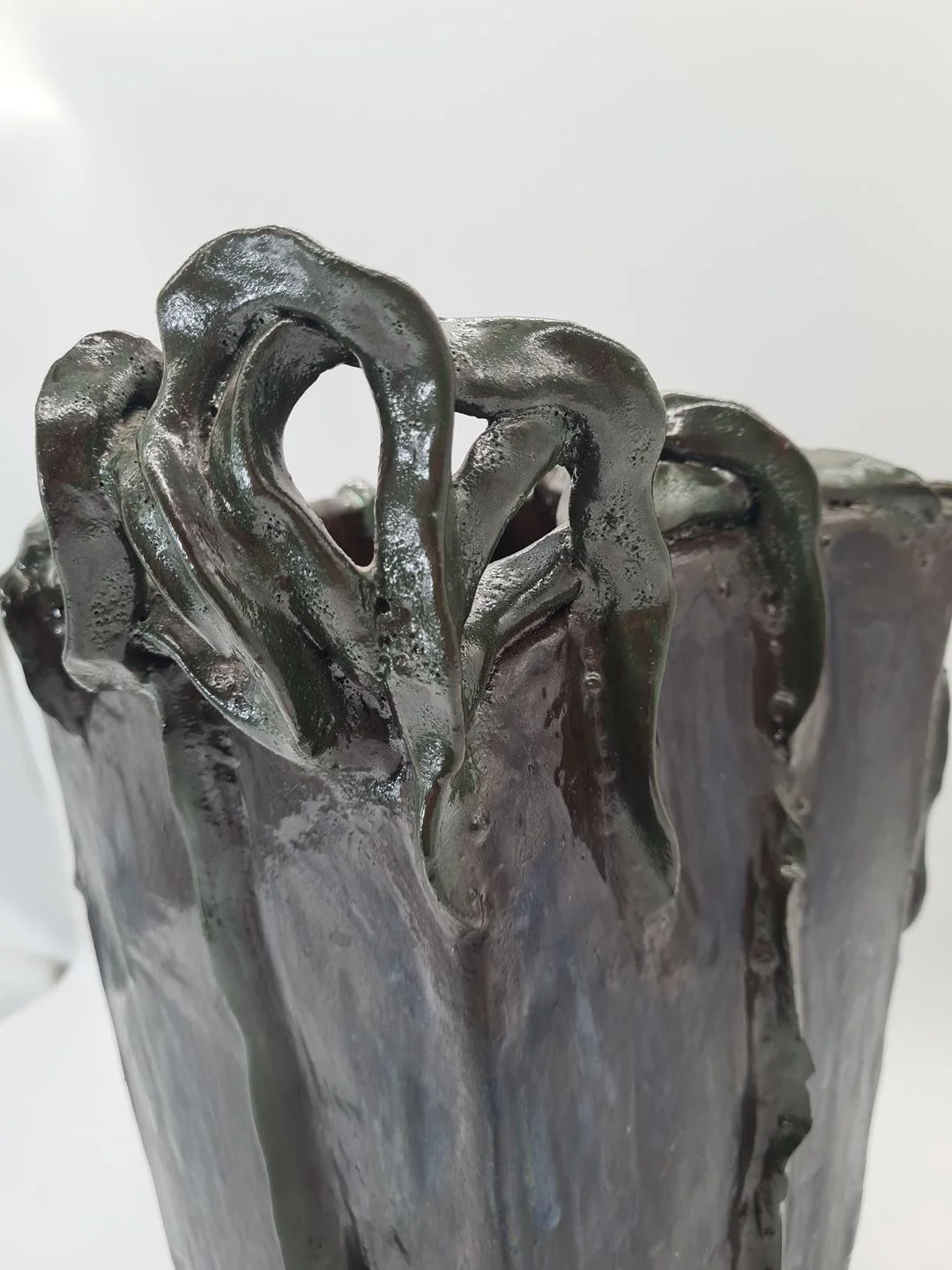 Sculptural ceramic vase, 1970s