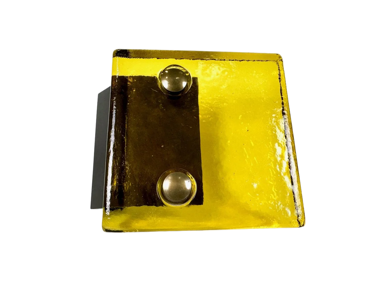 Vintage glass door handle, Alpana, Germany, 1960s
