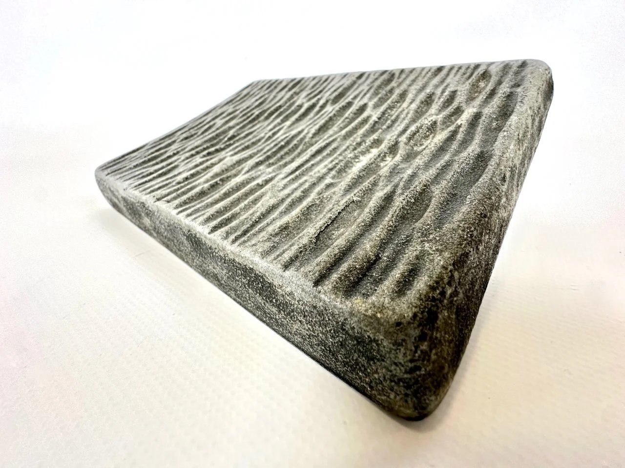 Brutalist aluminium door handle, Alpana, Germany, 1970s