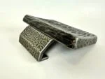Brutalist aluminium door handle, Alpana, Germany, 1970s