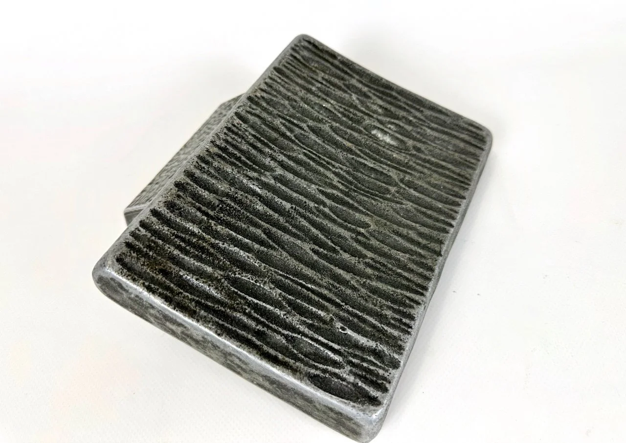 Brutalist aluminium door handle, Alpana, Germany, 1970s