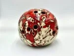 Decorative Fat Lava ceramic candle holder, Germany, 1970s