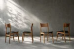 Set of 4 Modernist Chairs, Denmark, 1960s