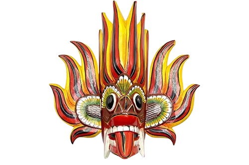 Mayura Raksha mask, Sri Lanka, 20th century
