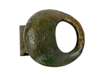 Metal door handle, Alpana, Germany, 1970s