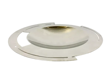 Vintage stainless steel bowl, designed by Julie Chamberlain, Amc Art-Line, France, 1990s