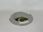 Vintage stainless steel bowl, designed by Julie Chamberlain, Amc Art-Line, France, 1990s