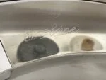 Vintage stainless steel bowl, designed by Julie Chamberlain, Amc Art-Line, France, 1990s