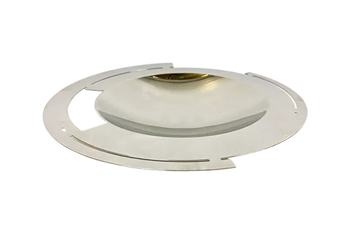 Vintage stainless steel bowl, designed by Julie Chamberlain, Amc Art-Line, France, 1990s