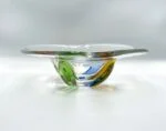 Rhapsody glass bowl designed by Frantisek Zemek, Sklárna Mstišov, Czechoslovakia, 1960s