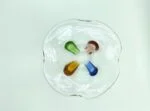 Rhapsody glass bowl designed by Frantisek Zemek, Sklárna Mstišov, Czechoslovakia, 1960s