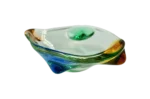 Rhapsody Glass Bowl by František Zemek, Sklárna Mstišov, Czechoslovakia, 1960s