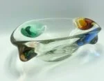 Rhapsody Glass Bowl by František Zemek, Sklárna Mstišov, Czechoslovakia, 1960s