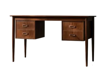 Modernist teak desk, Denmark, 1960s