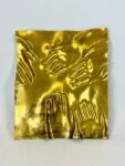 Brass wall plaque "Piura", designed by Barbro Bäckström, Sweden, 1978