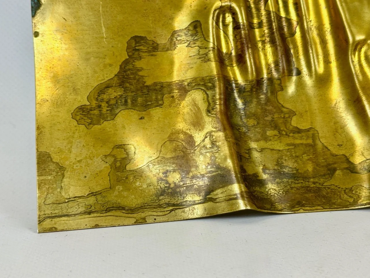 Brass wall plaque "Piura", designed by Barbro Bäckström, Sweden, 1978