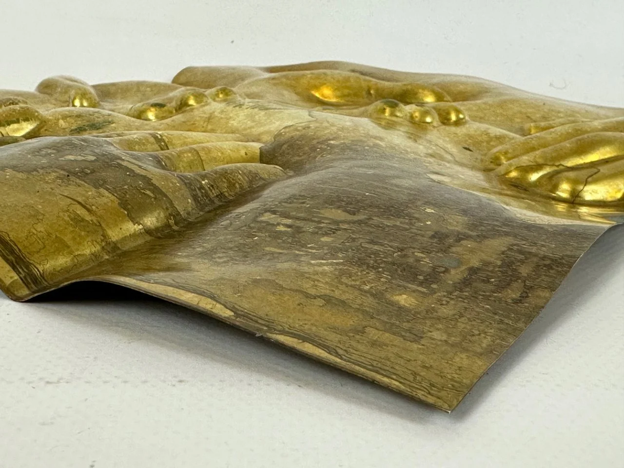 Brass wall plaque "Piura", designed by Barbro Bäckström, Sweden, 1978