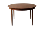 Round extendable mid-century table, Denmark, 1960s/70s
