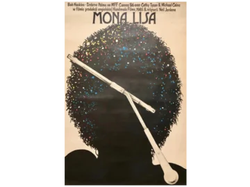 Vintage film poster “Mona Lisa”, designed by Jakub Erol, Poland, 1987