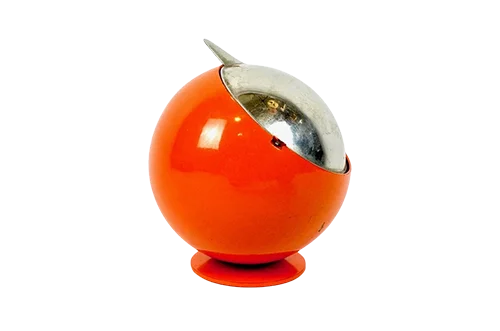 Spherical ashtray, Space Age, by F.W. Quist, Germany, 1960s