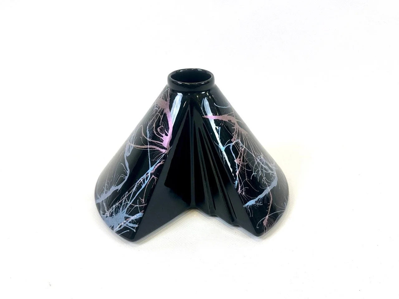 Postmodern glazed vase, Germany, Steuler, 1980s