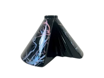 Postmodern glazed vase, Germany, Steuler, 1980s