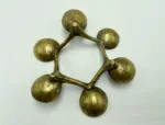 Mid-Century Modern bronze candle holder, Germany, 1960s