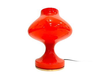 Szklana lampa vintage, proj. Stepan Tabera, OPP Jihlava, Czechosłowacja, lata 70