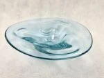 Glass art platter, designed by Josef Hospodka, Chribska, Czechoslovakia, 1960s