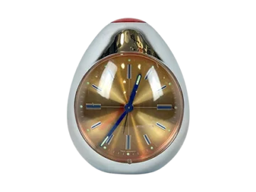 Space Age “Egg” alarm clock, Steiger, Germany, 1970s
