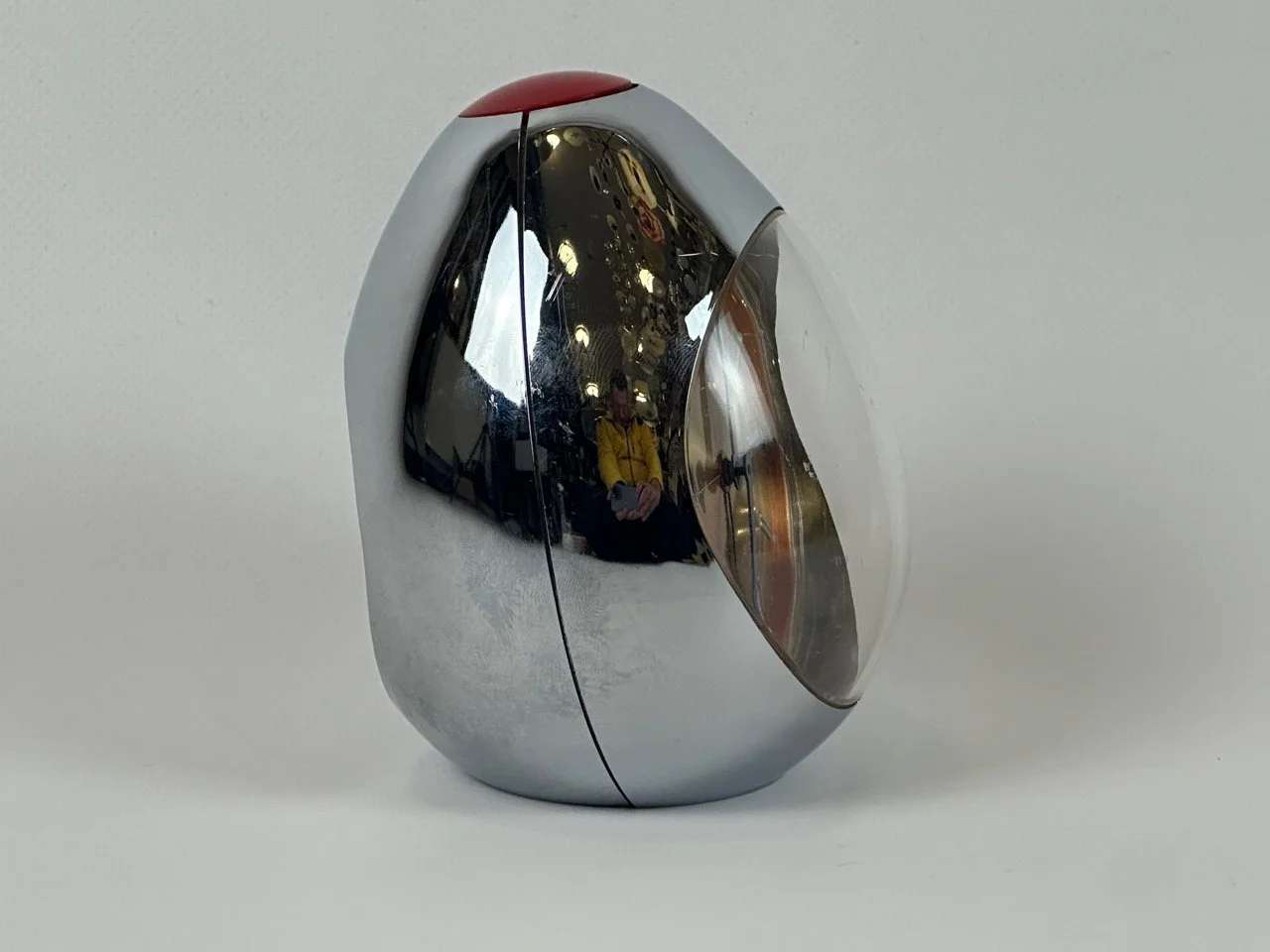 Space Age “Egg” alarm clock, Steiger, Germany, 1970s