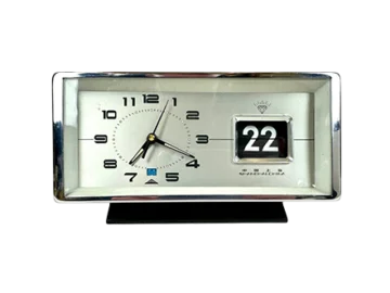 Calendar clock by Diamond Shanghai, China, 1970s