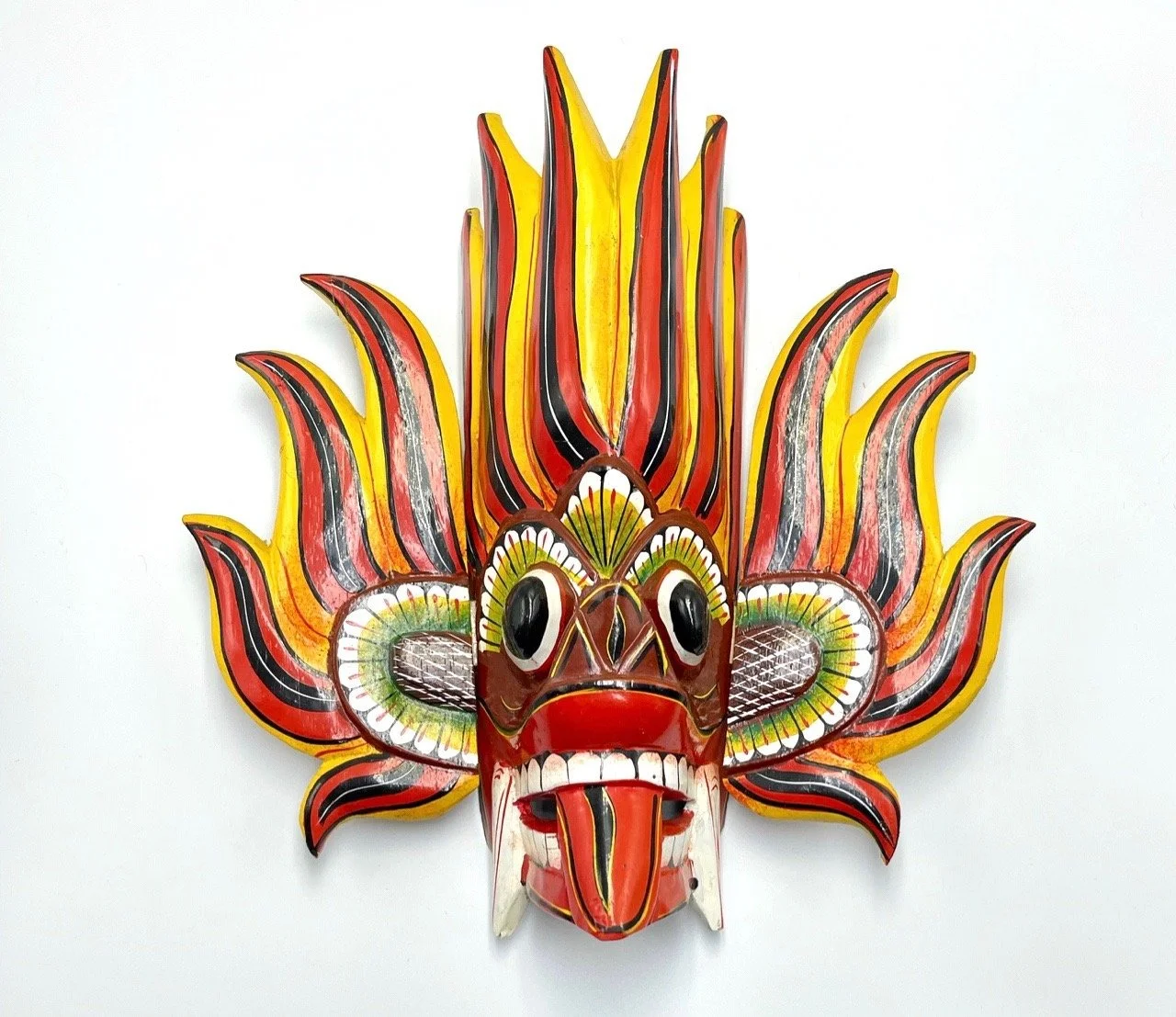 Mayura Raksha mask, Sri Lanka, 20th century