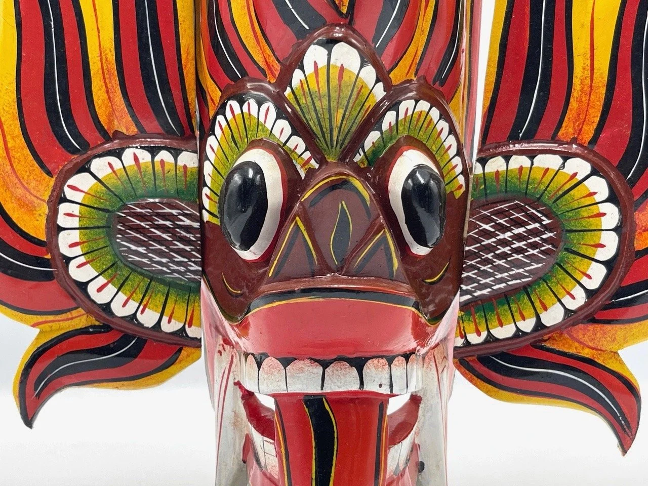 Mayura Raksha mask, Sri Lanka, 20th century