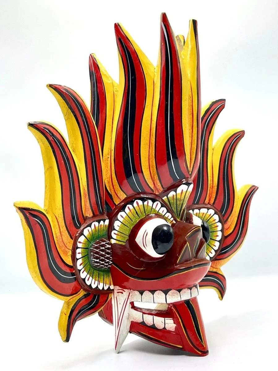 Mayura Raksha mask, Sri Lanka, 20th century