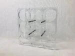 Vintage acrylic wine rack, 1990s