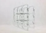 Vintage acrylic wine rack, 1990s